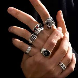 6 pack of rings for men
